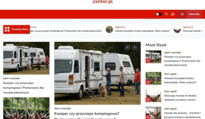 Podgląd strony Zentor - serwis internetowy